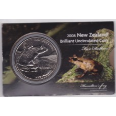 2008 $5 New Zealand Hamilton’s Frog Coin Pack