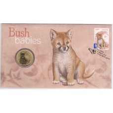 2011 PNC $1 Bush Babies - Dingo Stamp and Coin Cover