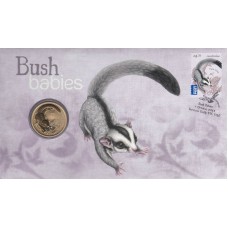 2011 PNC $1 Bush Babies - Sugar Glider Stamp and Coin Cover