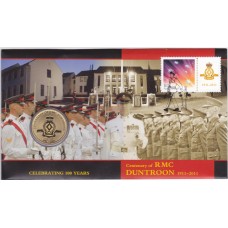 2011 PNC $1 Centenary of RMC Duntroon 1911-2011 Stamp and Coin Cover