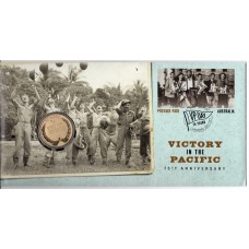 2020 PNC $1 Victory in the Pacific 75th Anniversary Stamp and Coin Cover