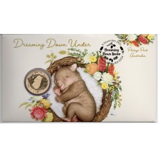 2021 PNC $1 Dreaming Down Under – Wombat Stamp and Coin Cover