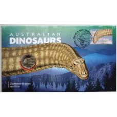 2022 PNC $1 Australian Dinosaurs Diamantinasaurus Stamp and Coin Cover
