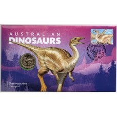 2022 PNC $1 Australian Dinosaurs Elaphrosaurine Stamp and Coin Cover