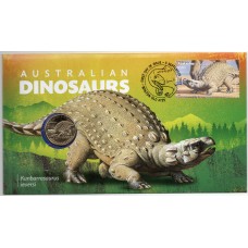 2022 PNC $1 Australian Dinosaurs Kunbarrasaurus Stamp and Coin Cover