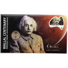 2022 PNC $1 Wallal Centenary Australia Tests Einstein's Theory Stamp and Coin Cover (Envelope Privy Mark)