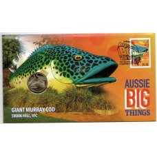 2023 PNC $1 Aussie Big Things The Big Giant Murray Cod Stamp and Coin Cover