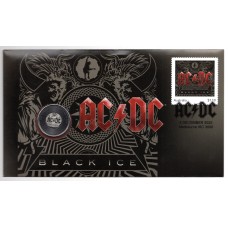 2023 PNC 20c AC/DC 15th anniversary of Black Ice Stamp and Coin Cover