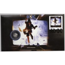 2023 PNC 20c AC/DC 35th Anniversary of Blow Up You Video Stamp and Coin Cover