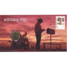 2009 PNC $1 200 Years Australia Post Bicentenary Stamp and Coin Cover