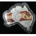 2014 $1 Australian Map Shaped Coin Series Koala 1oz 99.9% Silver