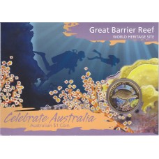 2010 $1 Celebrate Australia World Heritage Site - Great Barrier Reef