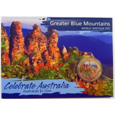 2010 $1 Celebrate Australia World Heritage Site - Greater Blue Mountains