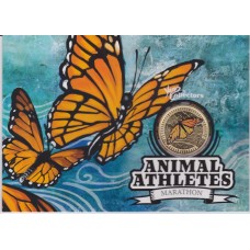 2012 $1 Young Collectors Animal Athletes – Monarch Butterfly Coin & Card