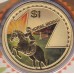 2013 $1 Young Collectors 'Experience It!' – Horse Riding Coin & Card