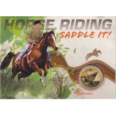 2013 $1 Young Collectors 'Experience It!' – Horse Riding Coin & Card