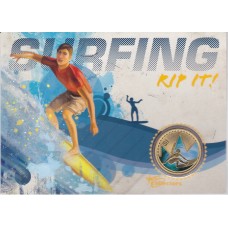 2013 $1 Young Collectors ‘Experience It!’ – Surfing Coin & Card
