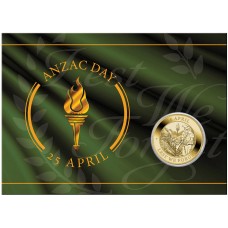 2022 $1 ANZAC Day 25 April Coin/Card Perth Mint