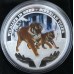2012 $1 Tuvalu Wildlife in Need - Siberian Tiger 1oz Silver Proof Coin