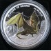 2013 $1 Tuvalu Dragons Of Legend European Green Dragon 1oz Silver Proof