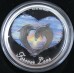 2013 50¢ Tuvalu Forever Love Pair of Dolphin's 1/2oz 99.9% Silver Color Proof