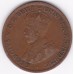 1922 Commonwealth King George V Halfpenny