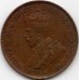 1934 Commonwealth King George V Halfpenny