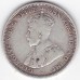 1911 Shilling King George V Coat of Arms 92.5% Silver "Fine"