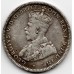1922 Shilling King George V Coat of Arms 92.5% Silver "Fine"