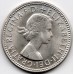 1960 Shilling Queen Elizabeth II Rams Head 50% Silver Coin Uncirculated