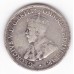1916 Commonwealth King George V Threepence 92.5% Silver Coin Very Good
