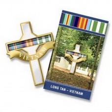 2009 Vietnam Long Tan Cross Lapel Pin On Card