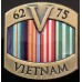 2010 Vietnam 'V' Lapel Pin On Card